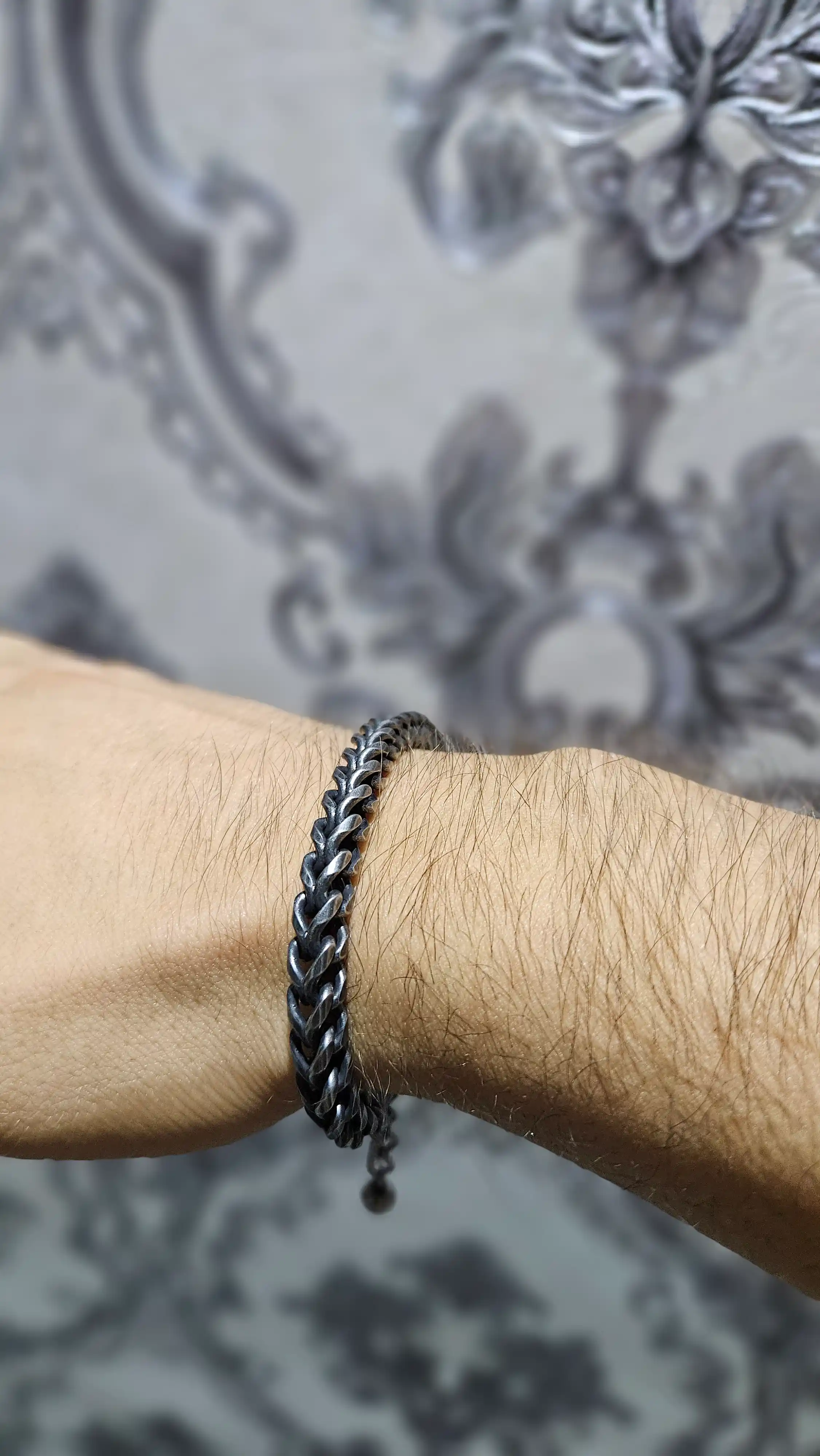 Cuban Link zanglamaydigan po‘latdan erkaklar bilaguzugi