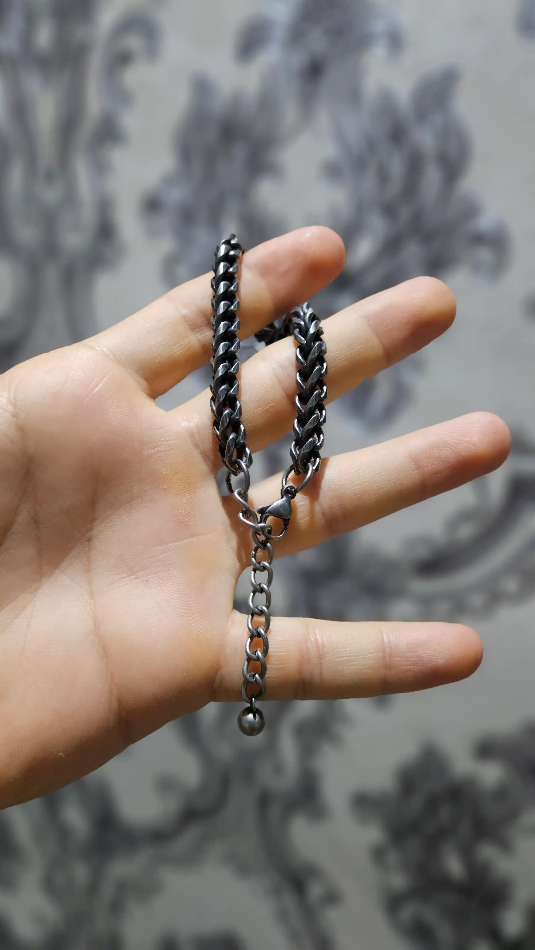 Cuban Link zanglamaydigan po‘latdan erkaklar bilaguzugi