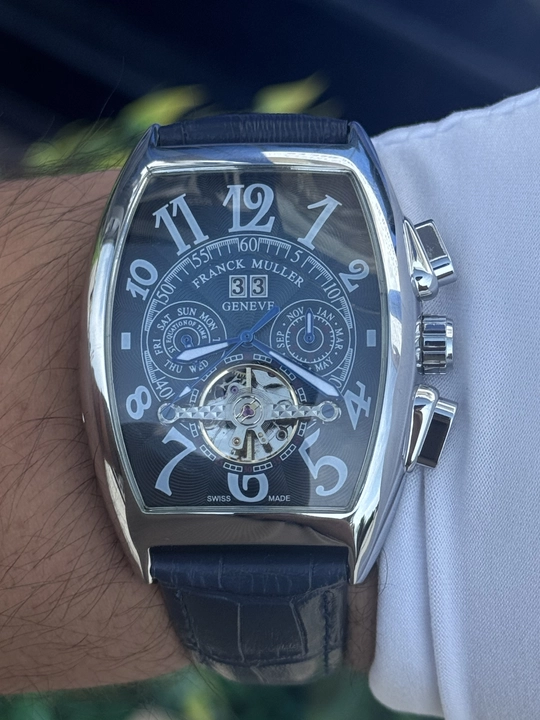 Мужские наручные часы franck muller – автоматический механизм, дизайн skeleton - 