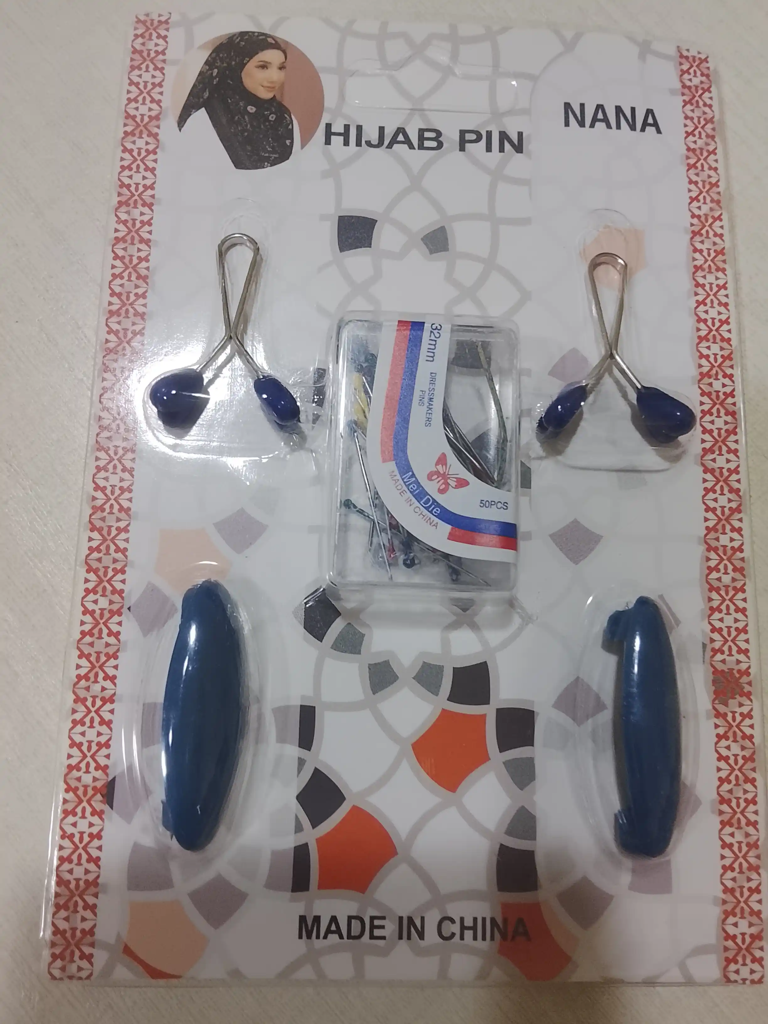 Безопасные булавки + иглы, зажим, клипса для платка, шарфа, аксессуары для хиджаба