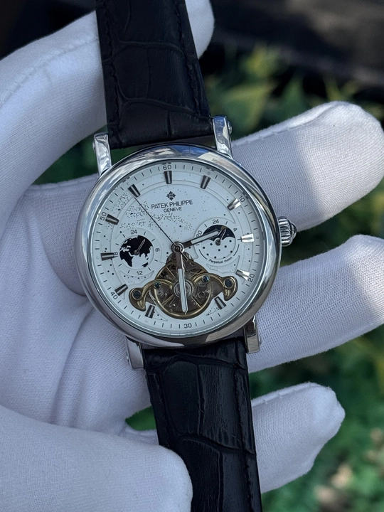 Мужские наручные часы patek philippe – автоматический механизм, классический дизайн - 