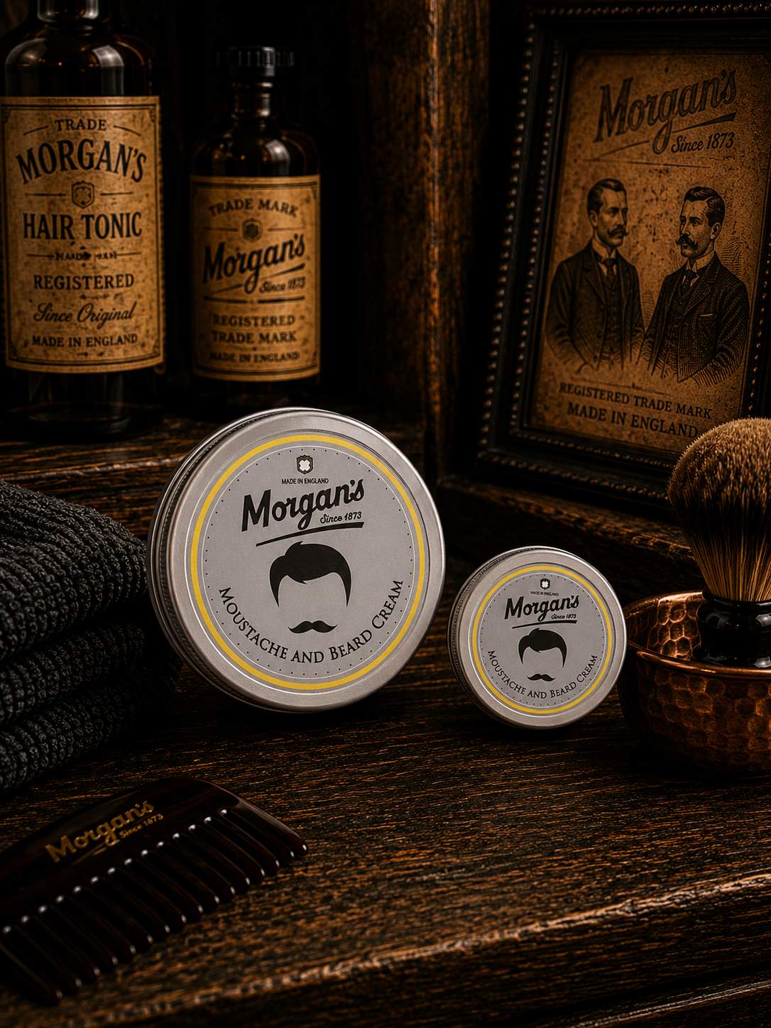 Morgan's Moustache & Beard Cream — Крем для усов и бороды - 