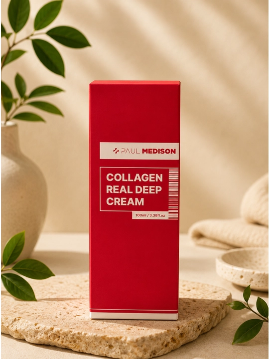 Paul Medison Collagen Real Deep Cream yuz kremi, 100 ml - 