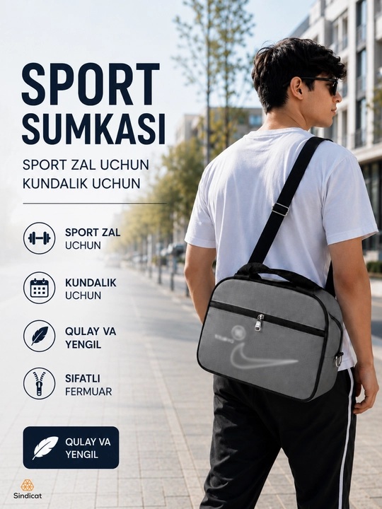 Sport barsetkasi - yelkada yoki qo‘lda olib yurish mumkin bo‘lgan ixcham sumka - 