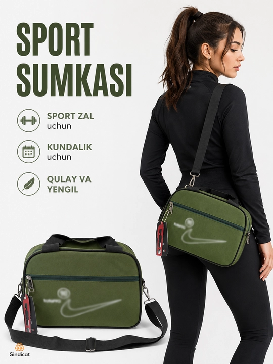 Sport barsetkasi - yelkada yoki qo‘lda olib yurish mumkin bo‘lgan ixcham sumka - 