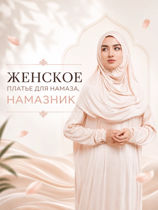 Женское платье для намаза, намазник - 