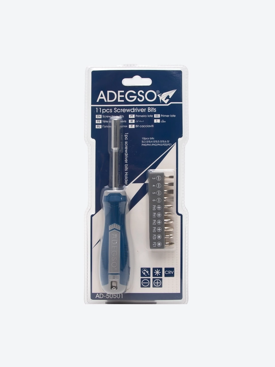 ADEGSO Набор бит с отверткой 11 в 1 – AD-50501