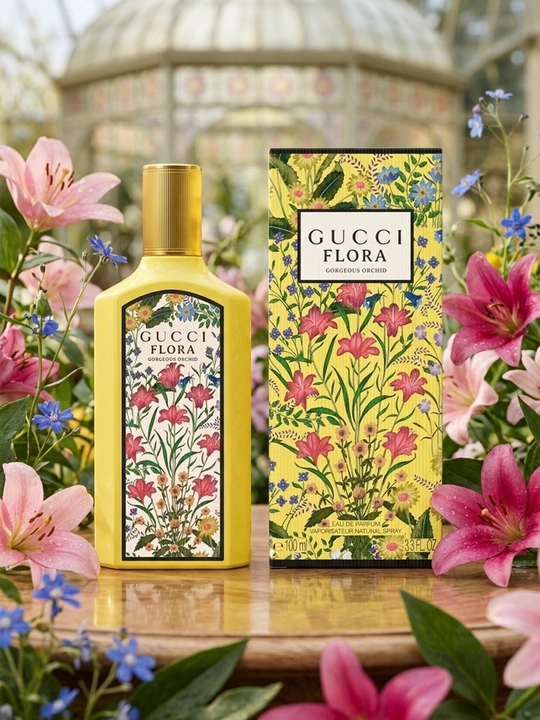 Ayollar uchun atir, Gucci Flora Gorgeous Orchid, Fransiya - 