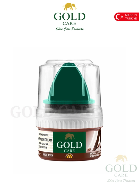 Крем-краска для обуви, крем для обуви, 50 мл, GOLD CARE