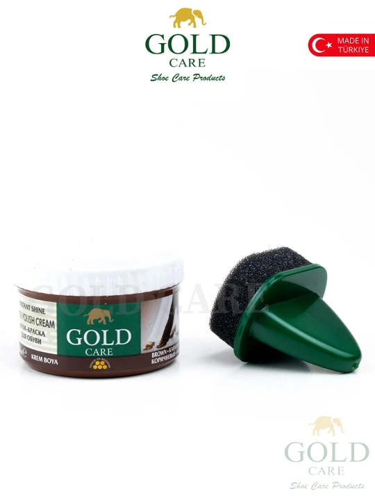 Крем-краска для обуви, крем для обуви, 50 мл, GOLD CARE
