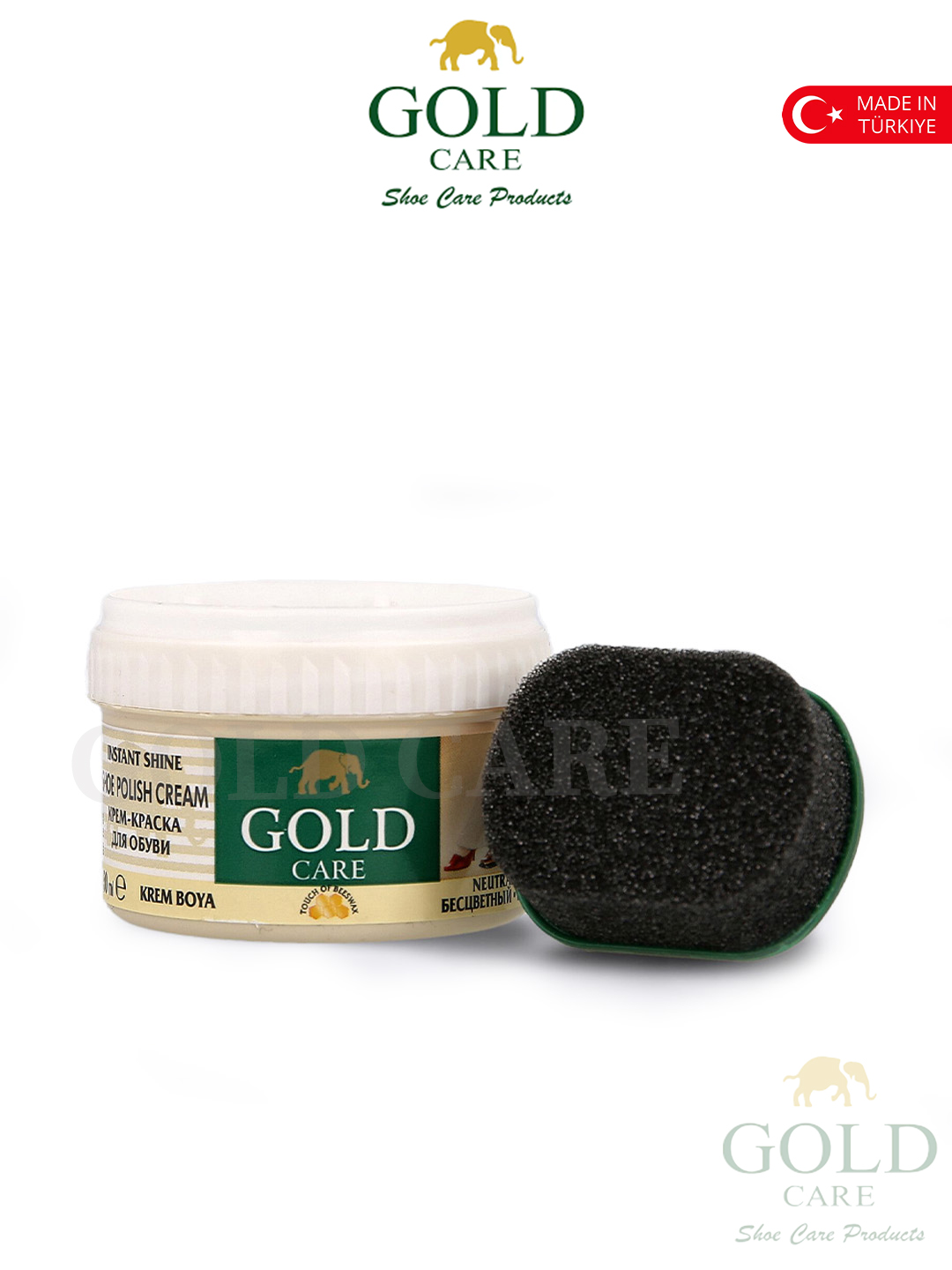 Крем-краска для обуви, крем для обуви, 50 мл, GOLD CARE