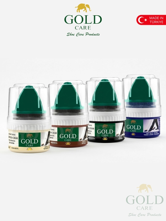 Крем-краска для обуви, крем для обуви, 50 мл, GOLD CARE