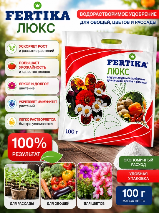 Удобрение Fertika Люкс - 