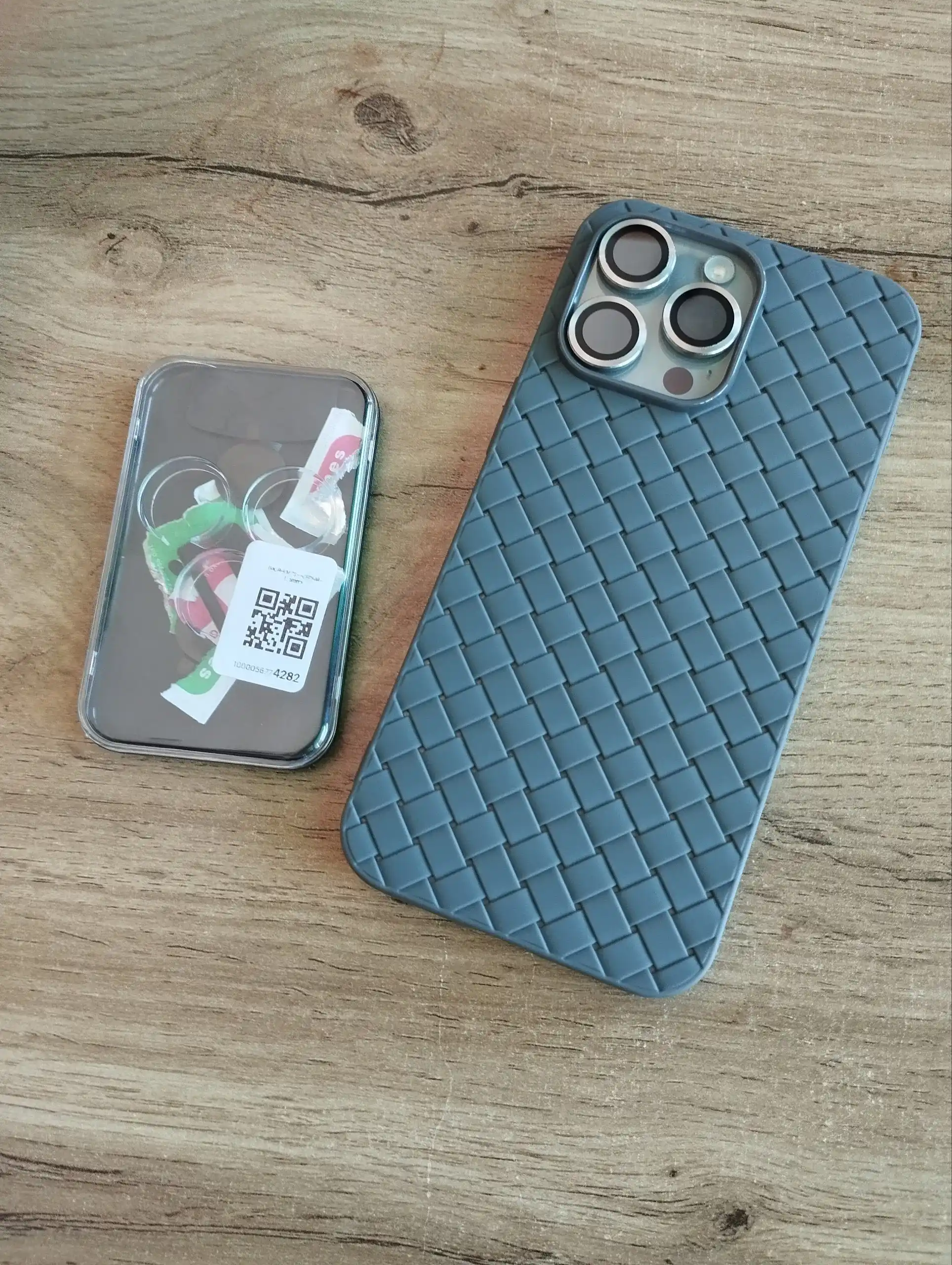 Плетеный чехол для iPhone, от XS до 16 Pro Max, защита камеры, стильный аксессуар
