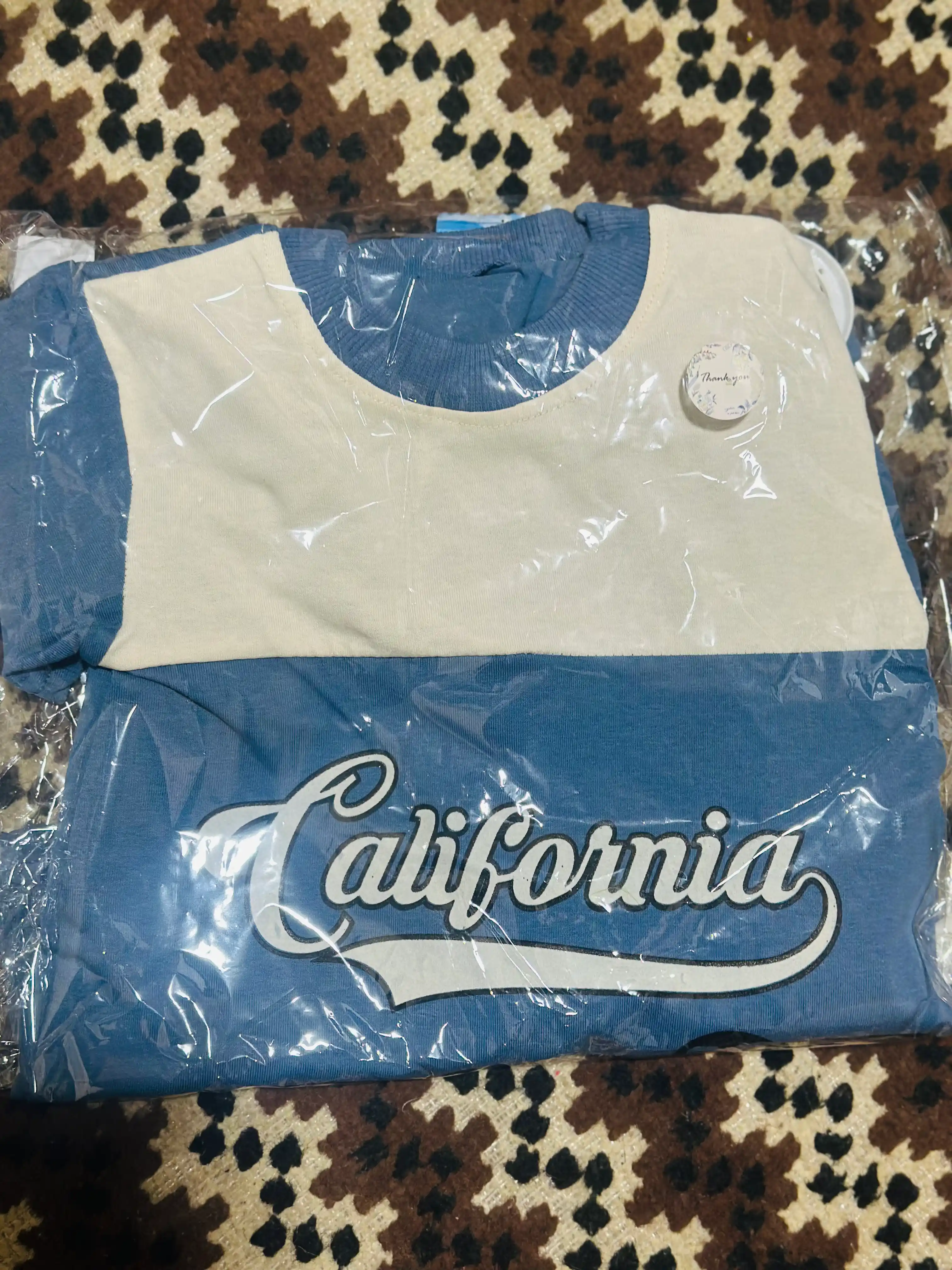 Летний хлопковый комплект для мальчиков California: футболка и шорты 1–3 года