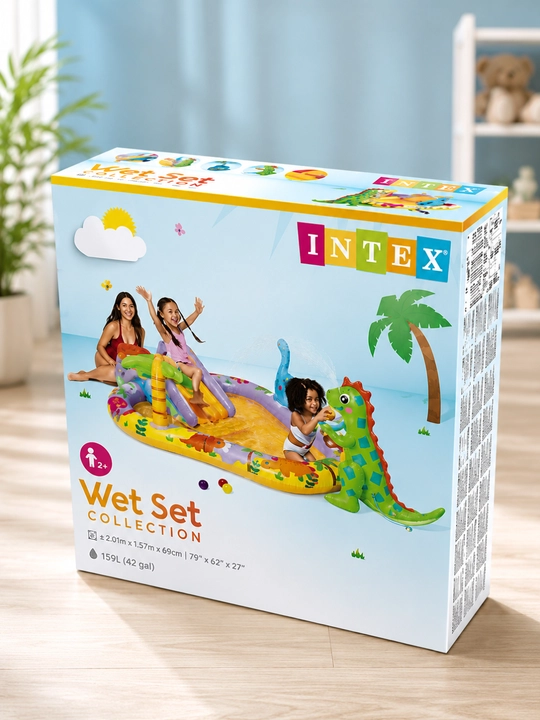 Надувной игровой центр,Intex 56139,детский бассейн,динозавр, надувной бассейн