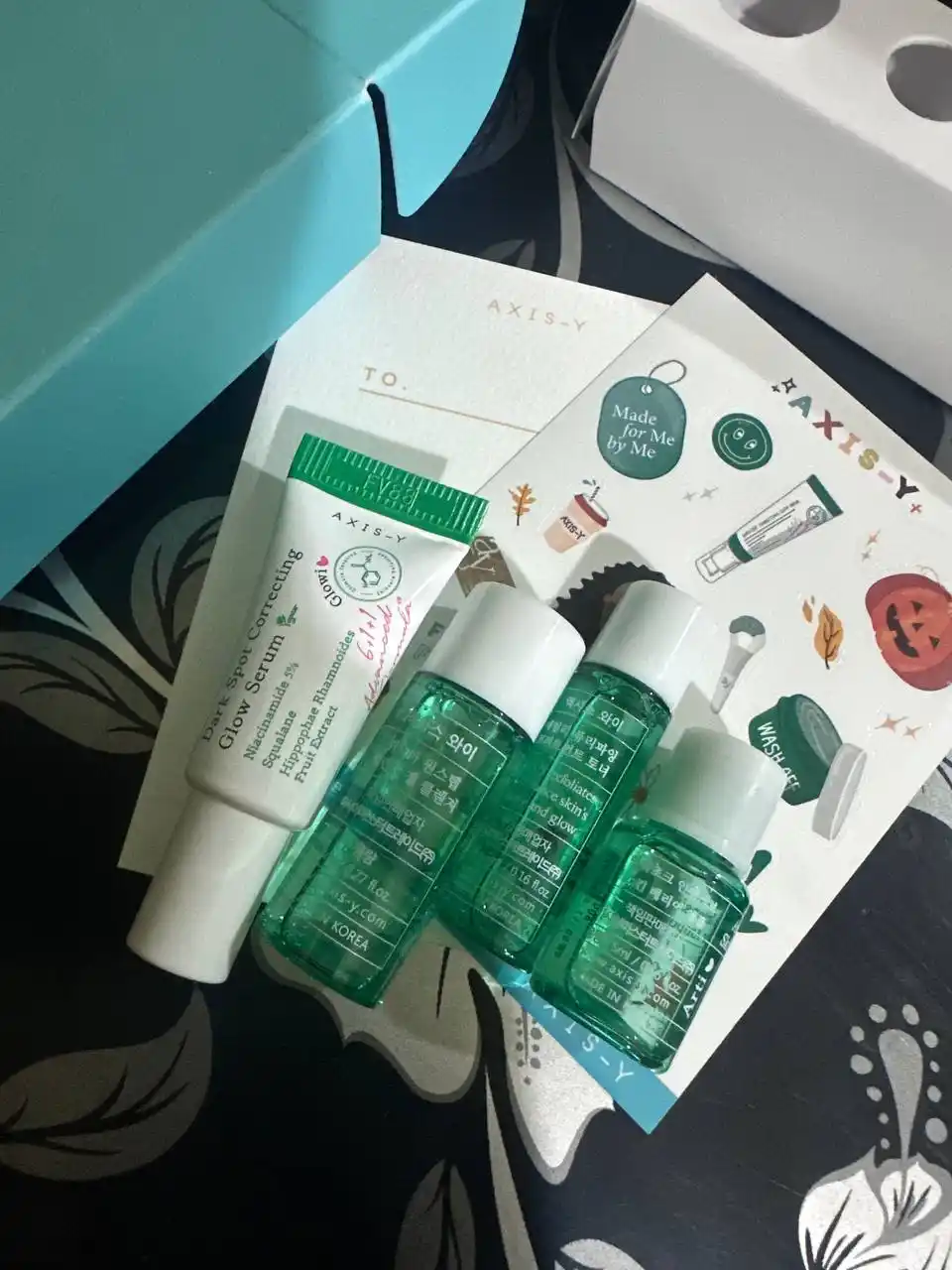 AXIS-Y мини набор, корейская косметика, уход за лицом, SPF, serum, glow skin