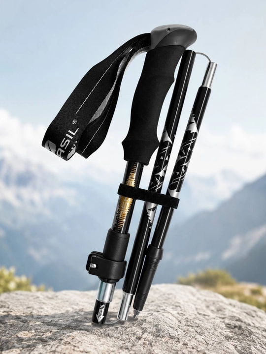 Teleskopik trekking tayoqchasi 7075 T6 – buklanadigan, yengil, 107–125 sm