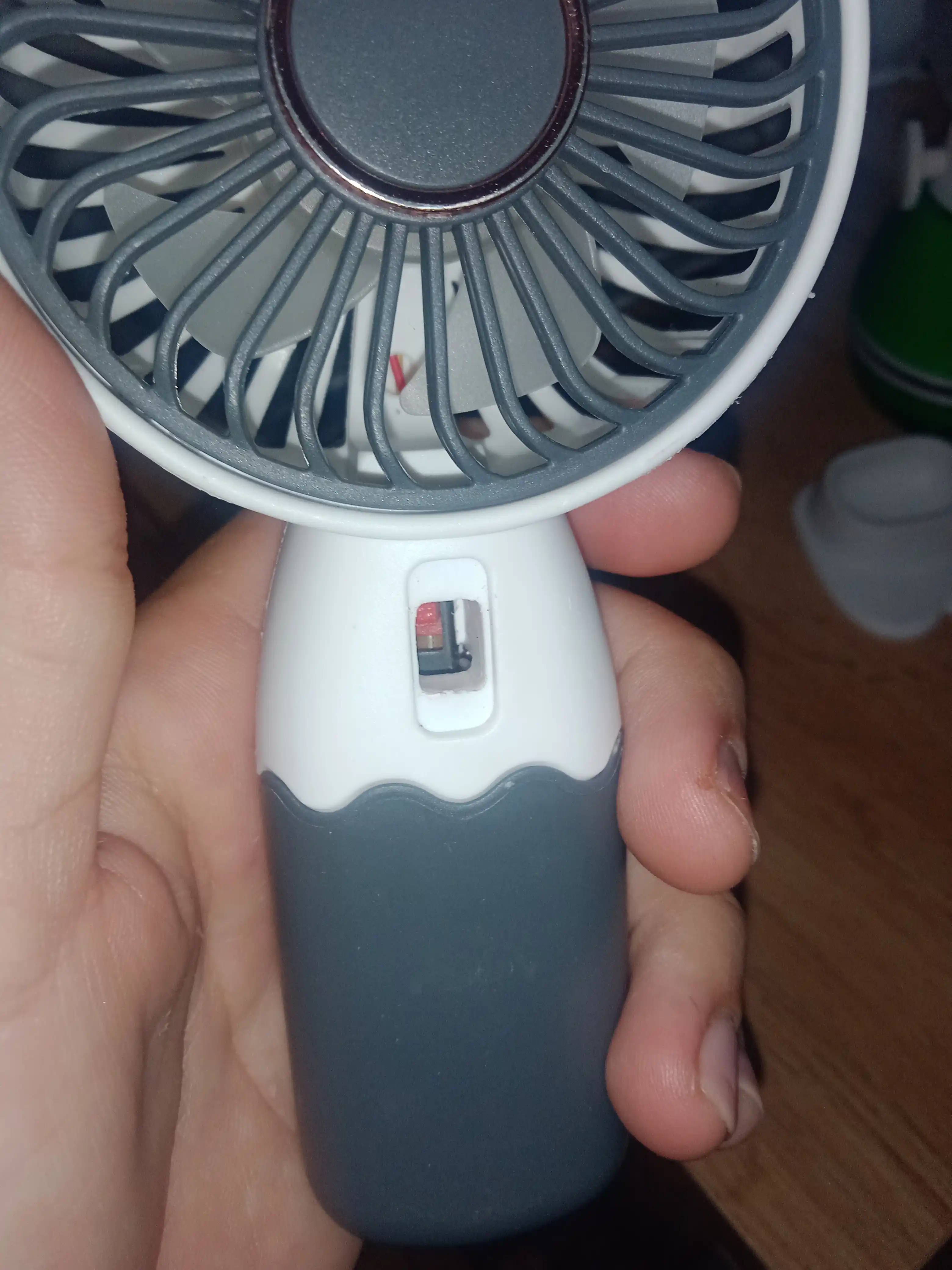 Мини вентилятор ручной, настольный, USB, портативный, компактный