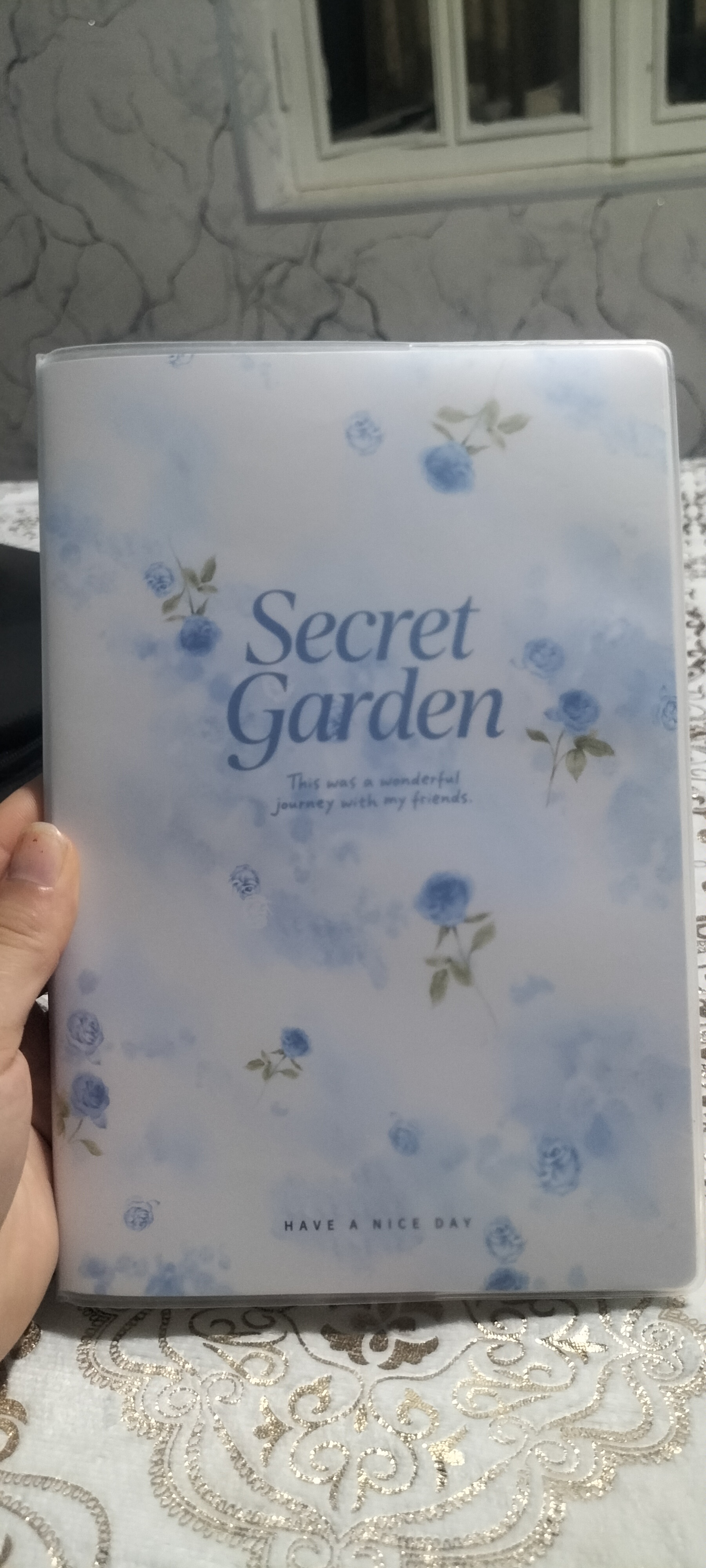Secret Garden A5 daftar - 52 varaq, katakli, shaffof muqovali