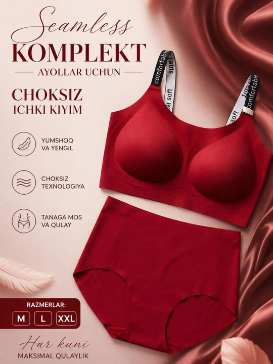 Комплект нижнего белья для женщин, женское нижнее белье, комплект женского белья - 