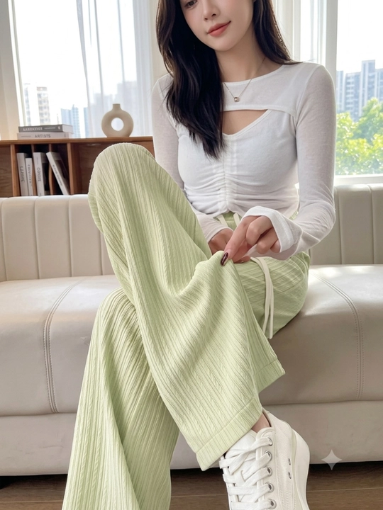 Ayollar shimi, yozgi shim, keng shim, qizlar shimi, yengil shim - 