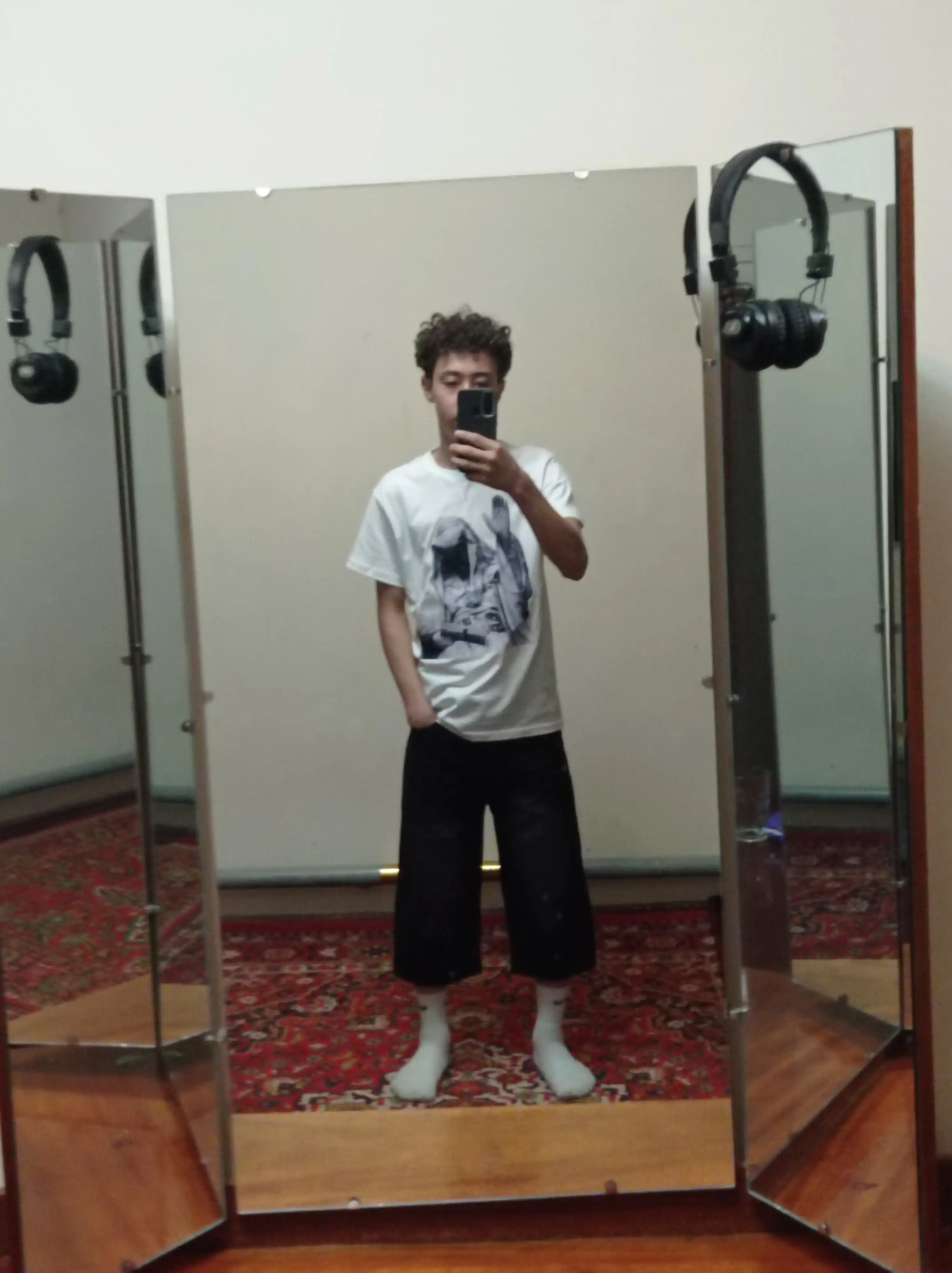 Джинсовые багги шорты милитари Y2K oversize унисекс GATit SWAG