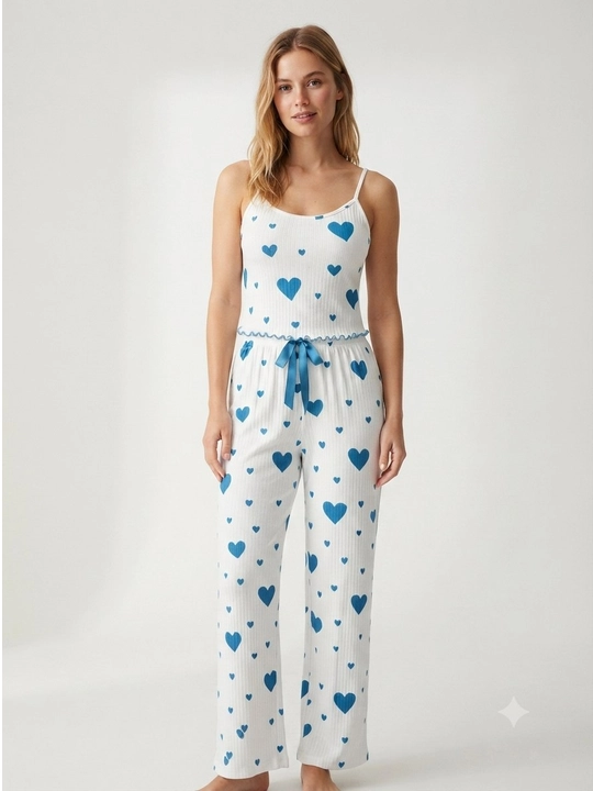Ayollar pijamasi ayollar uchun qulay va chiroyli tungi pijama, shimli toʻplam - 