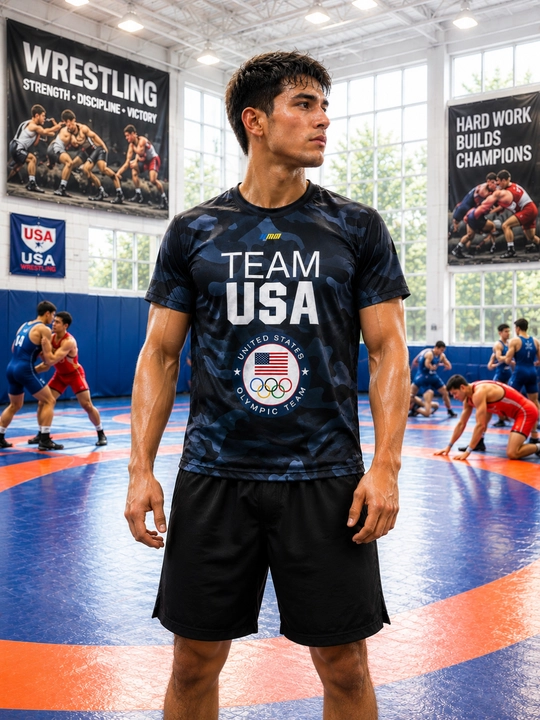 Мужская футболка TEAM USA Wrestling - 
