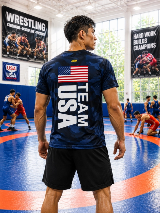 Мужская футболка TEAM USA Wrestling