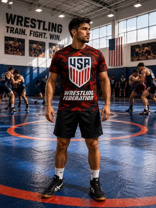 Мужская футболка TEAM USA Wrestling - 