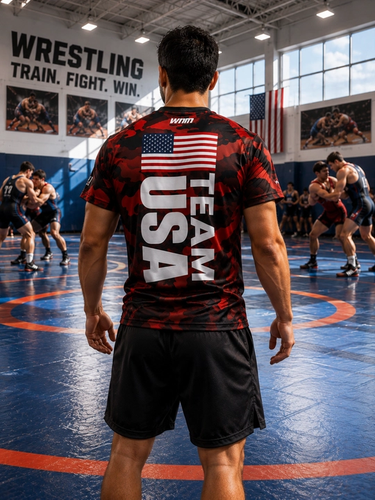 Мужская футболка TEAM USA Wrestling