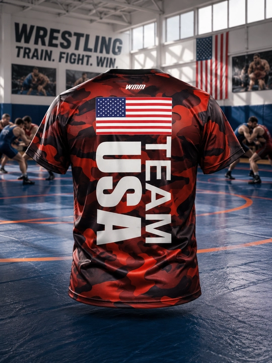 Мужская футболка TEAM USA Wrestling