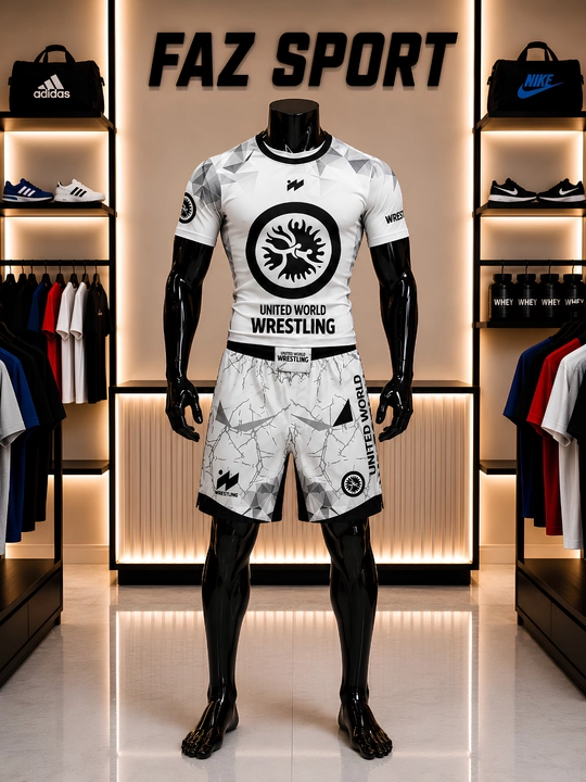 Wrestling United World Sports shortigi va futbolkasi,2 tasi 1 kurash formasi MMA formasi - 