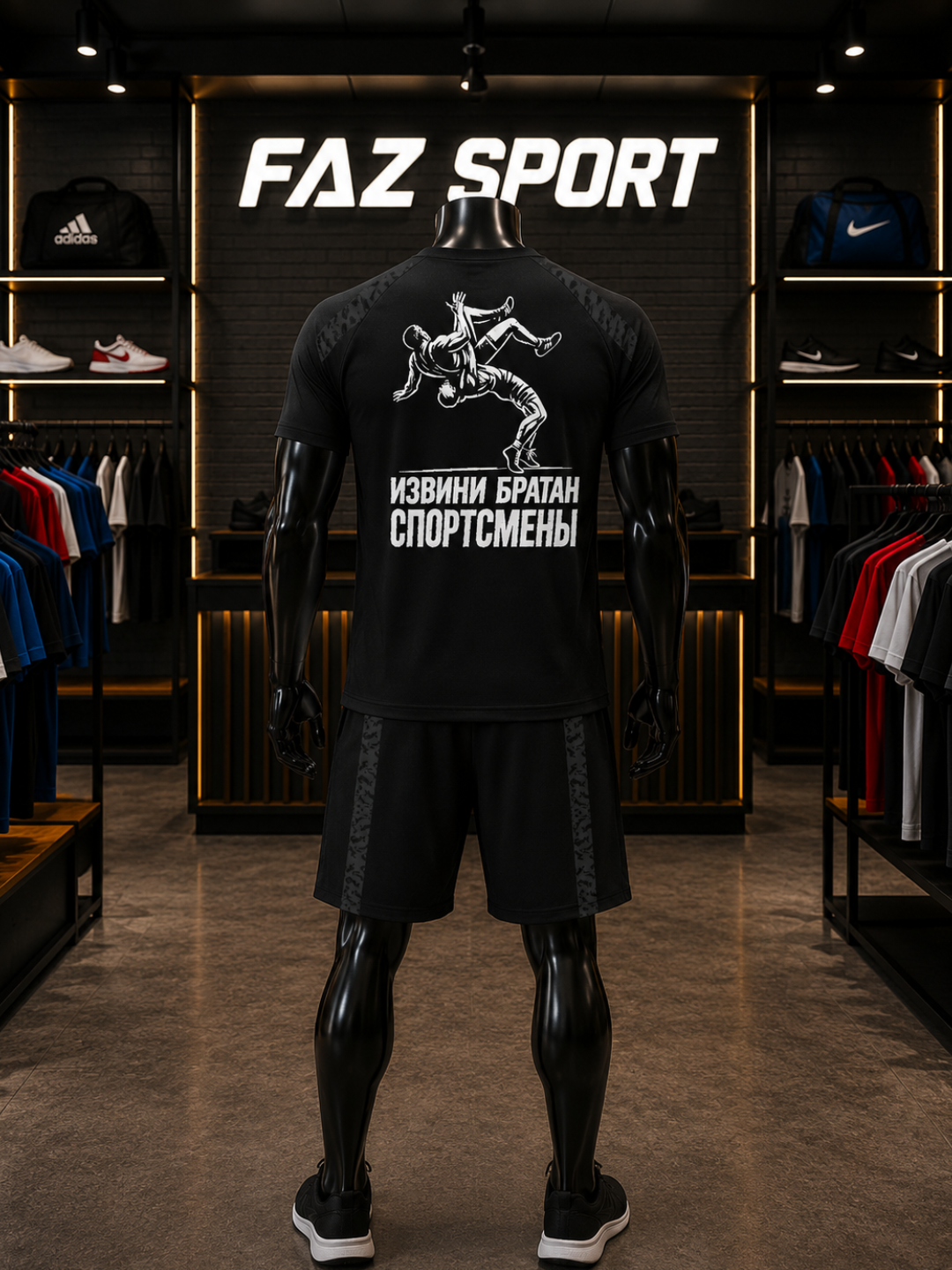 Wrestling United World Sports шорты и футболка, 2 в 1, рестлинг униформа ММА униформа
