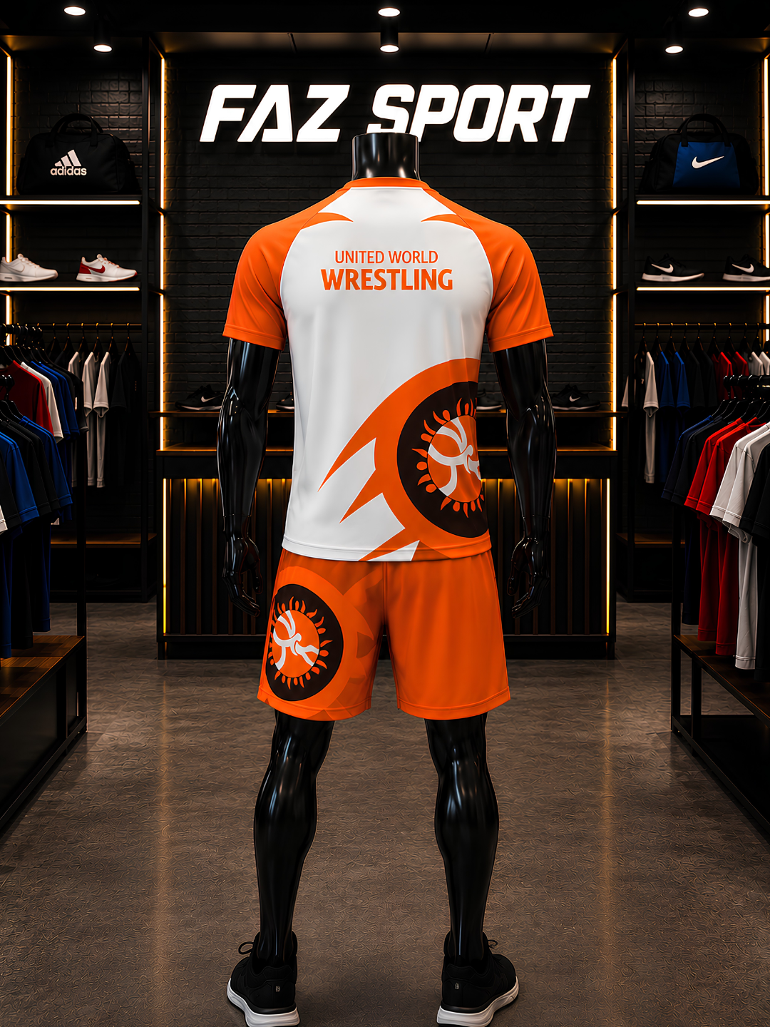 Wrestling United World Sports shortigi va futbolkasi, 2 tasi 1 kurash formasi MMA formasi