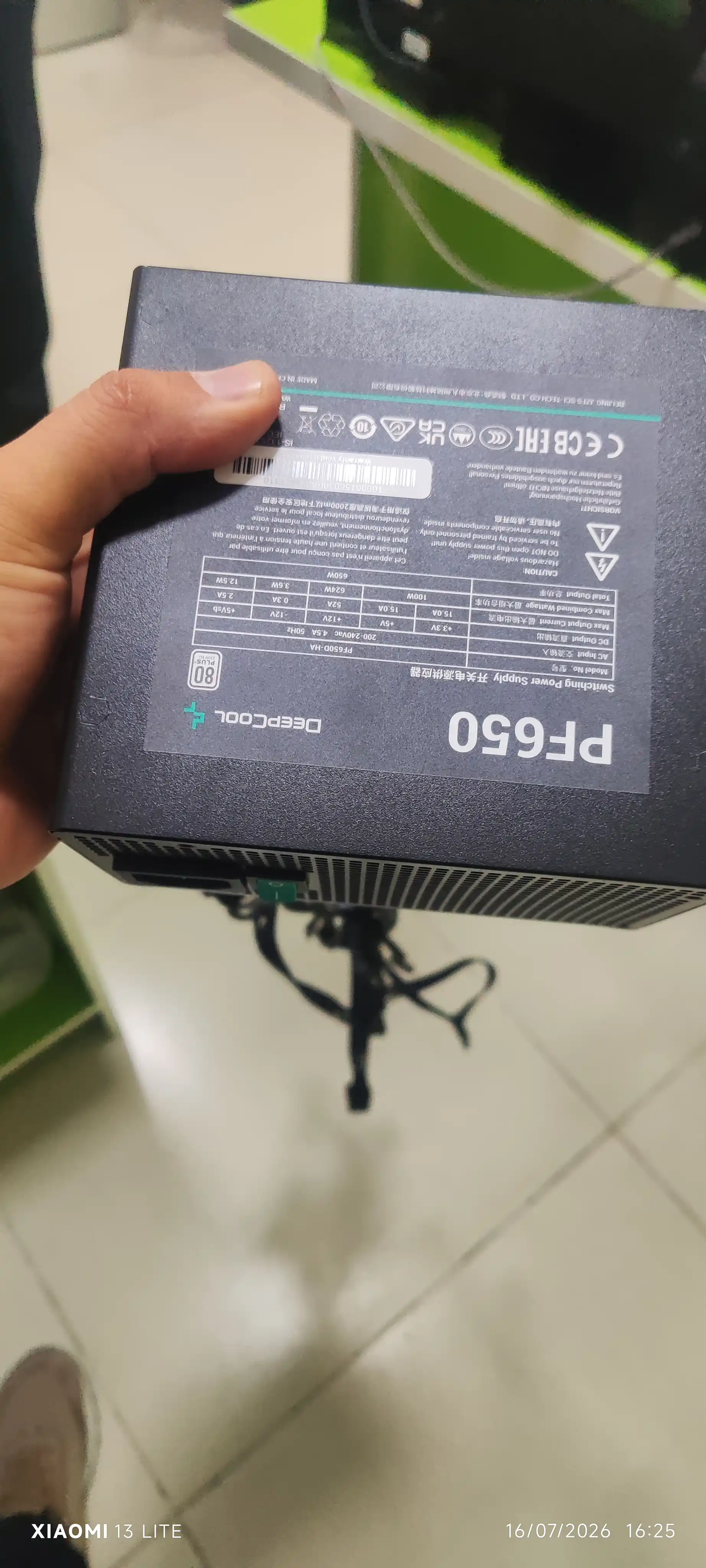 Quvvat bloki Deepcool PF650