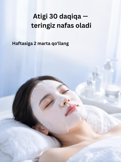 DJ Carborn Therapy karboksiterapiya CO2 gel niqobi, namlantiruvchi, 1 dona