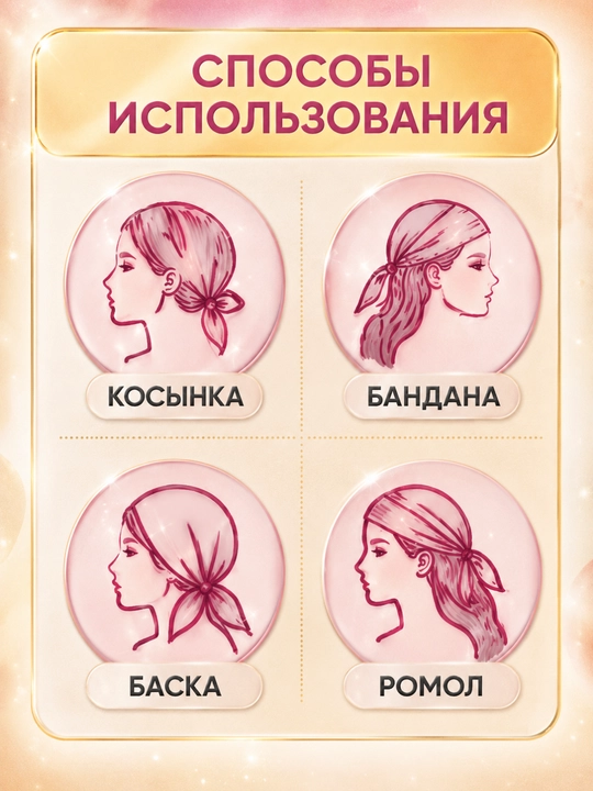 Gipyur kosinka, ayollar ro‘moli, bosh ro‘mol, krujevali kosinka, bandana, oq kosinka