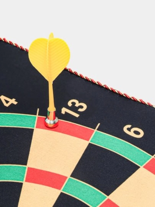 Magnitli dart o'yini to'plami 16-4, ikki tomonlama nishon va 6 ta magnitli o'q