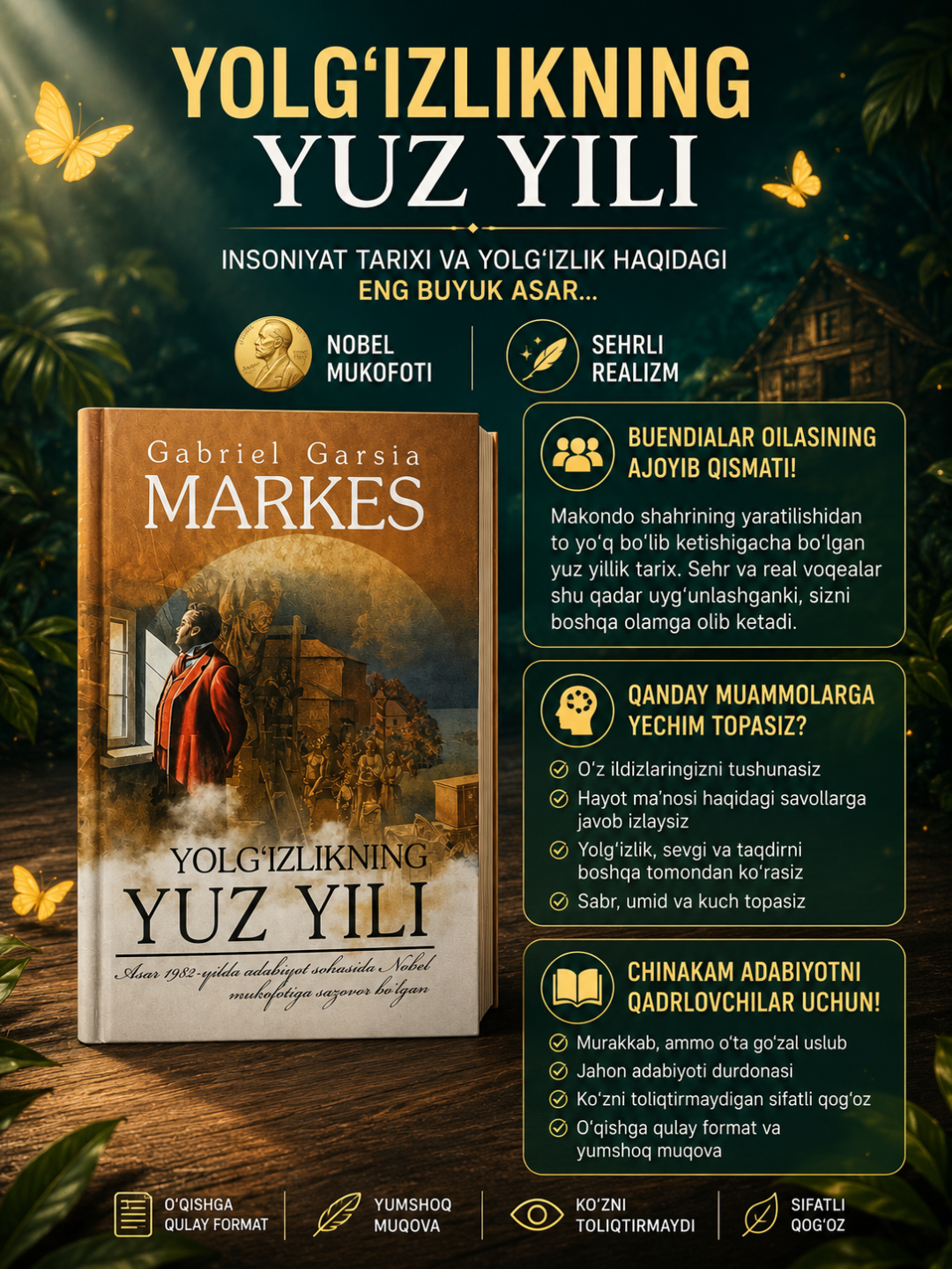 Yolg'izlikning yuz yili, Gabriel Garsia Markes - 