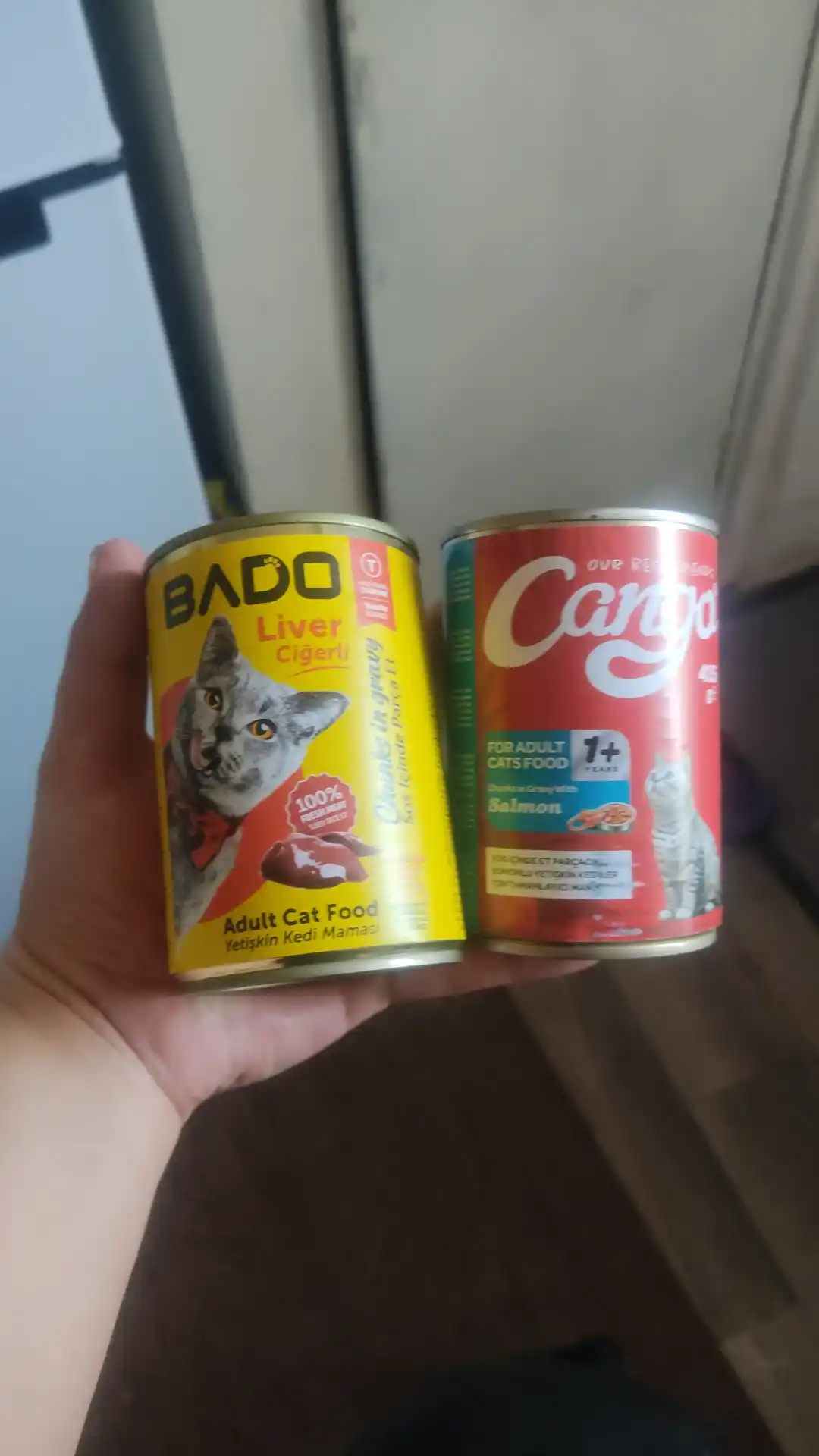 Влажный корм Cango для взрослых кошек с лососем в соусе, 415 г