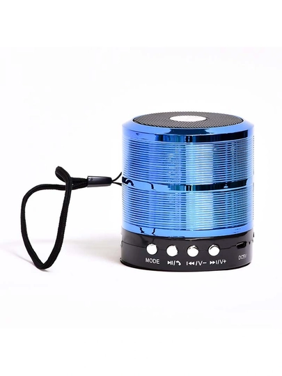 WS-887 Bluetooth Kolonka Simsiz Karnay FM Radio USB TF AUX Portativ Dinamik Qora