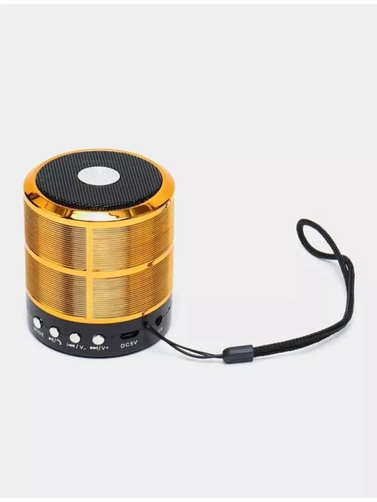 WS-887 Bluetooth Kolonka Simsiz Karnay FM Radio USB TF AUX Portativ Dinamik Qora