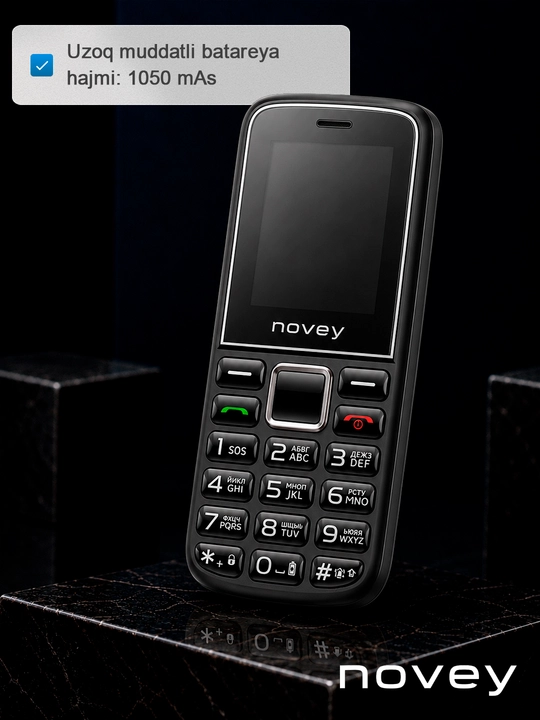 Tugmali telefon NOVEY 106