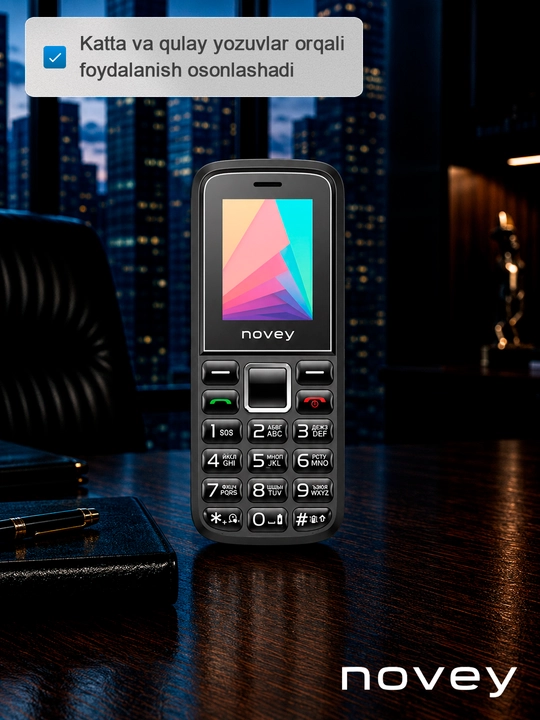 Tugmali telefon NOVEY 106