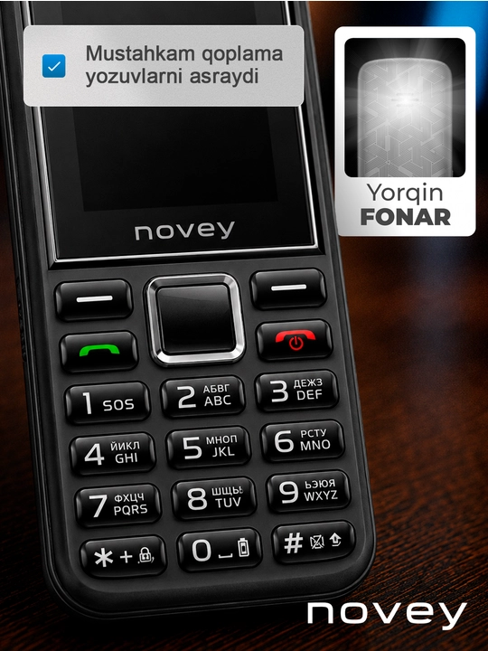 Tugmali telefon NOVEY 106
