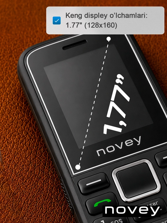 Tugmali telefon NOVEY 106