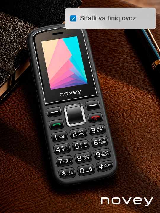 Tugmali telefon NOVEY 106