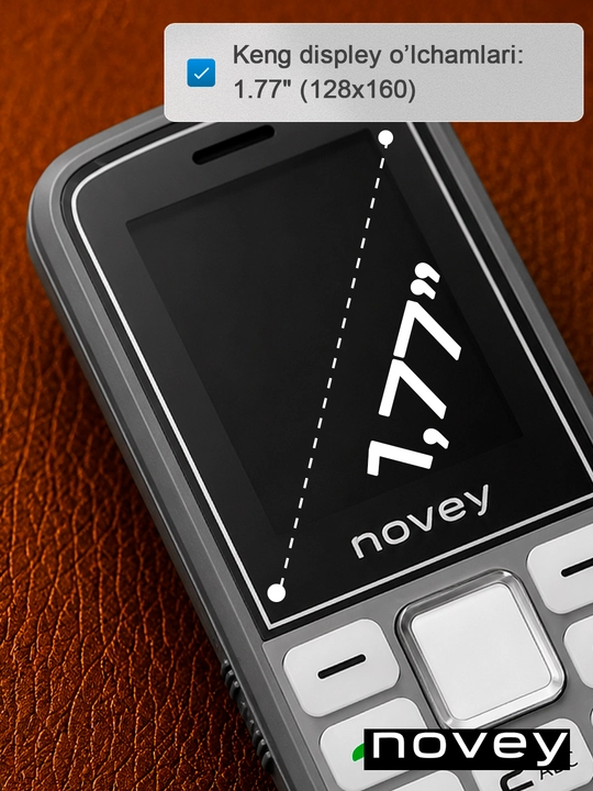 Tugmali telefon NOVEY 106